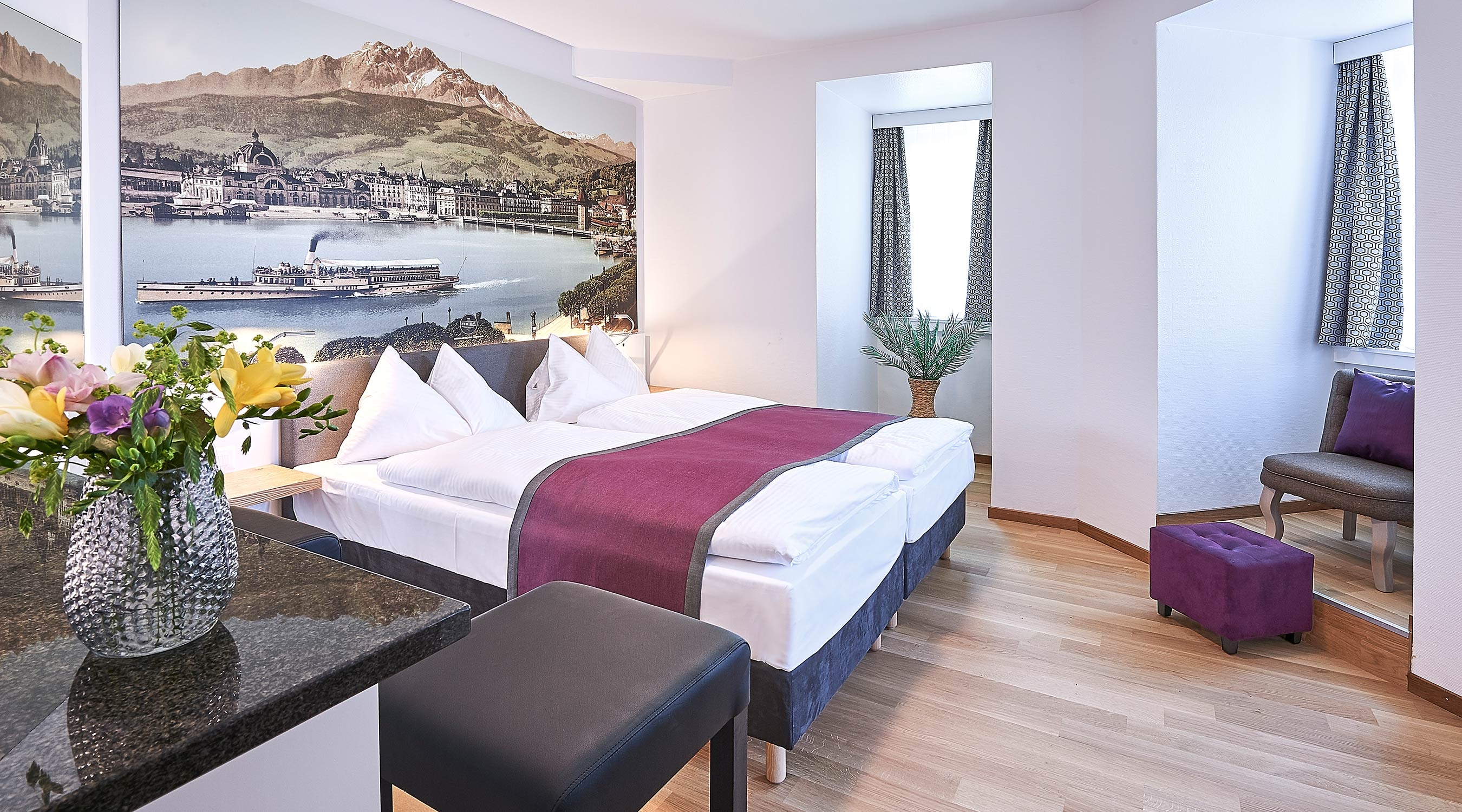 Hotel Central Luzern ZIMMER Family NOBLE 03