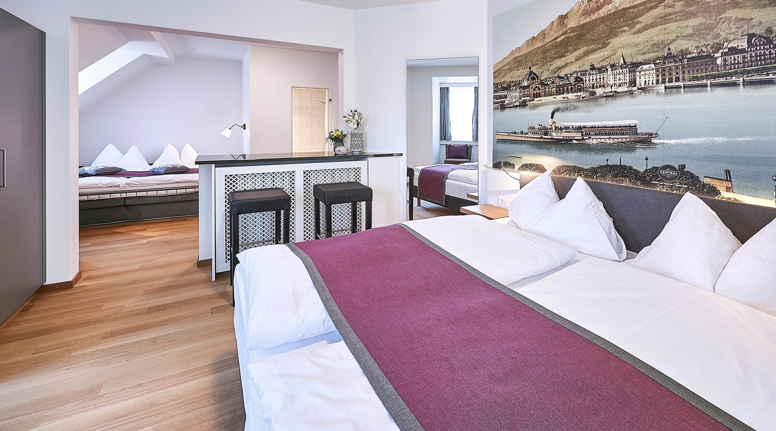 Hotel Central Luzern ZIMMER Family NOBLE 04